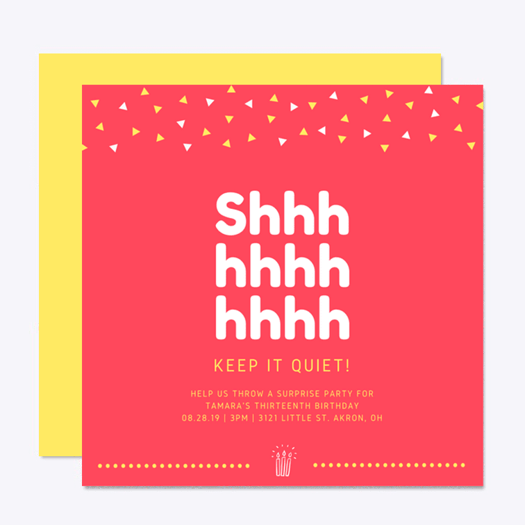 40+ Surprise Party Ideas - Canva