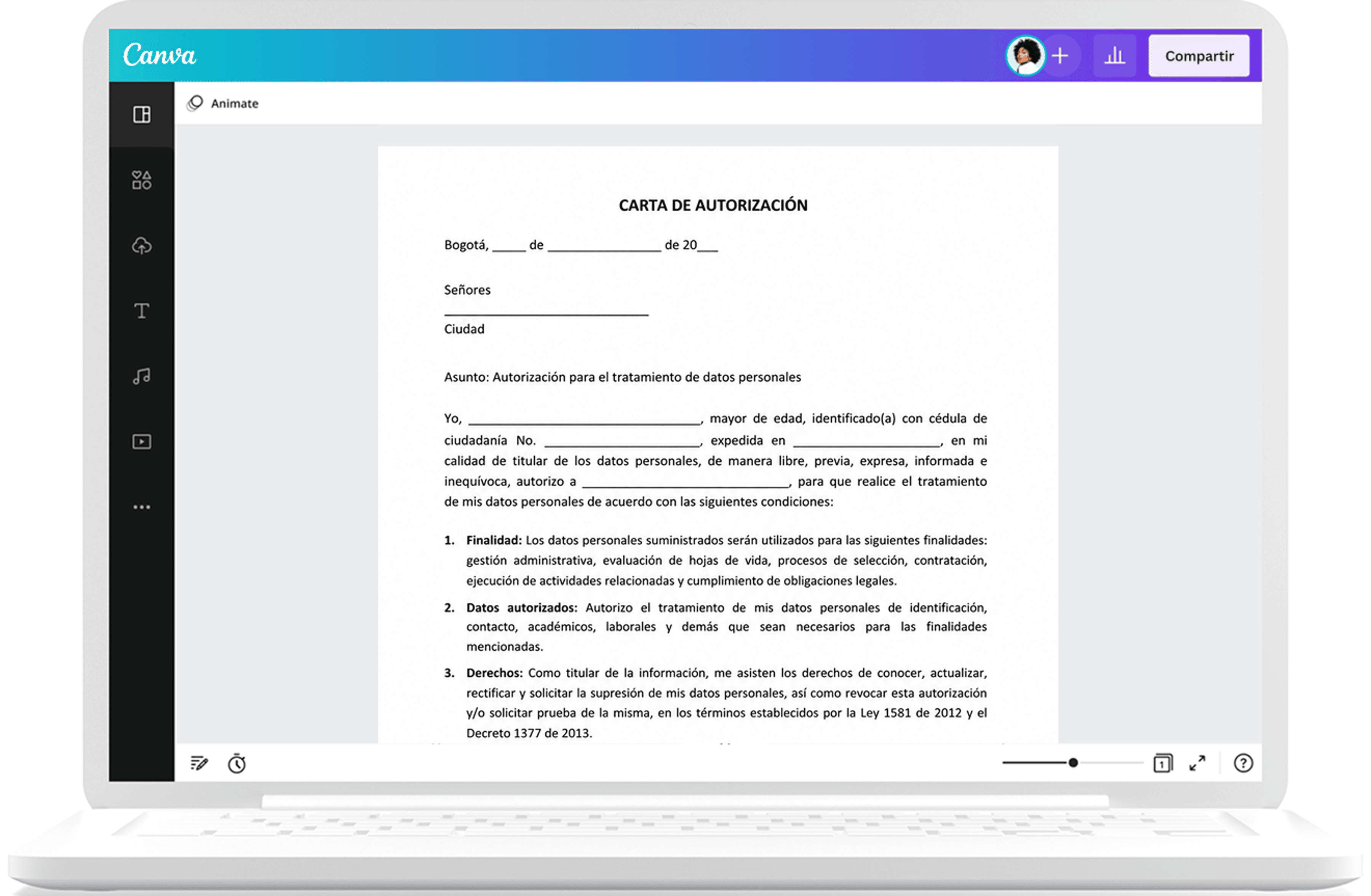 Paso a paso para editar un PDF en Canva