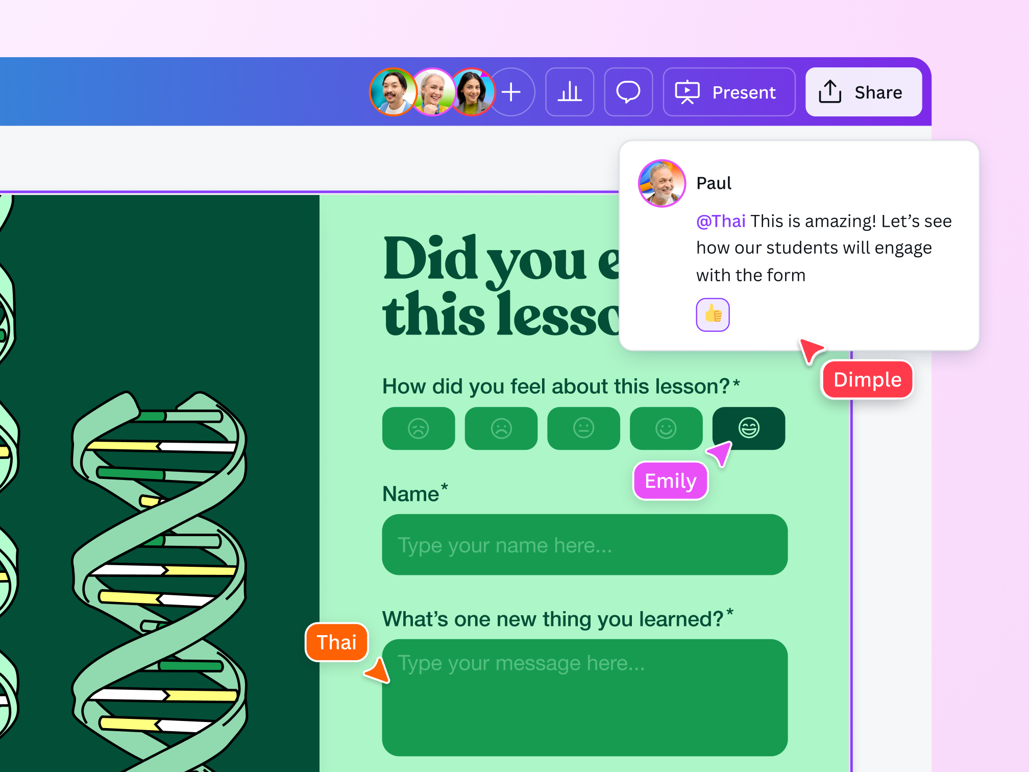 Easy form sharing and collaboration