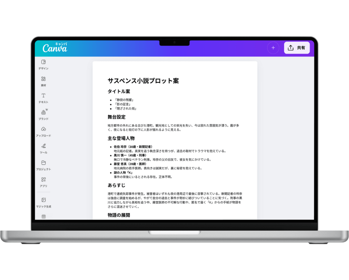 AI小説・AIストーリー