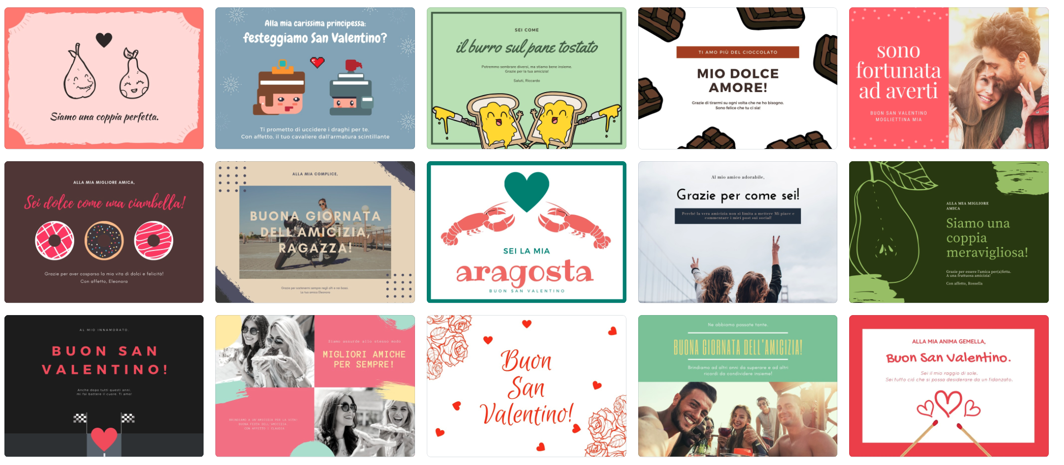 Biglietti San Valentino con Canva